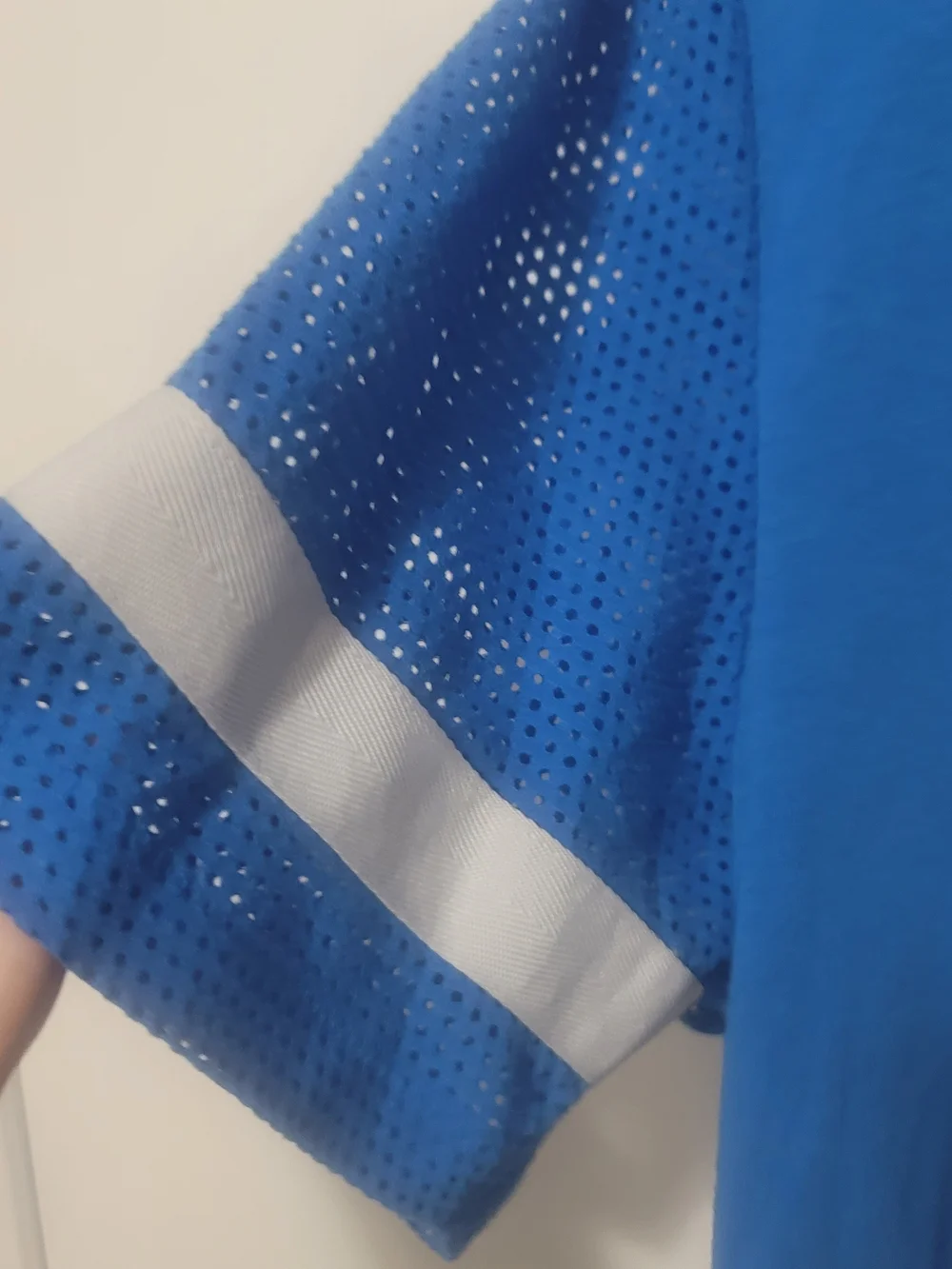 Nike Blue Cropped Logo Tee